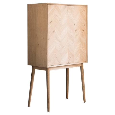 Jacob & Jacob Firenze Oak Cocktail Cabinet / Drinks Cabinet - Joshua Interiors Home Furniture and Accessories