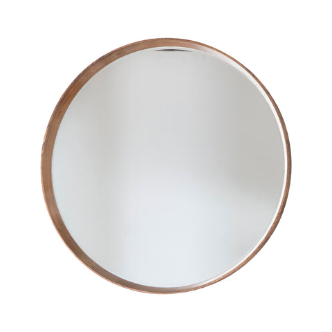 Jacob & Jacob Kettering Oak Framed Large Round Mirror - Joshua Interiors Home Furniture and Accessories
