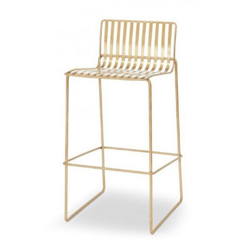 Finn Gold Bar Stool By Gillmore Space - Joshua Interiors Home Furniture and Accessories