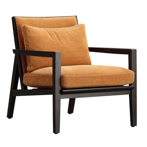 Divine Inspirations Kobe Orange Armchair - Joshua Interiors Home Furniture and Accessories