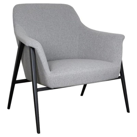 Divine Inspirations Florente Light Grey  Fabric Armchair - Joshua Interiors Home Furniture and Accessories
