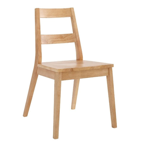 Malmo White Oak Wooden Dining Chair ( Comes As A Pair ) - Joshua Interiors Home Furniture and Accessories