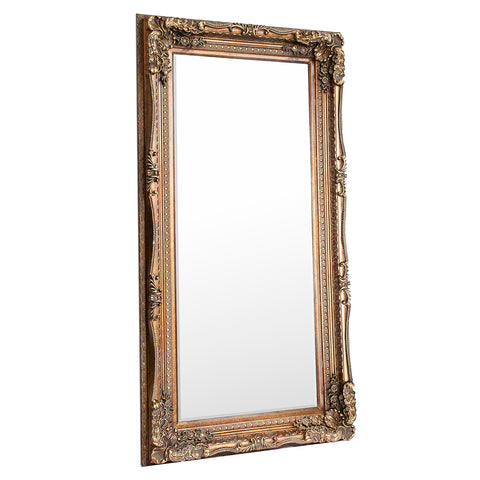Jacob & Jacob Reign Gold Leaner Mirror - Joshua Interiors Home Furniture and Accessories