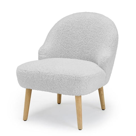 Teddy Grey Faux Sheepskin Chair - Joshua Interiors Home Furniture and Accessories