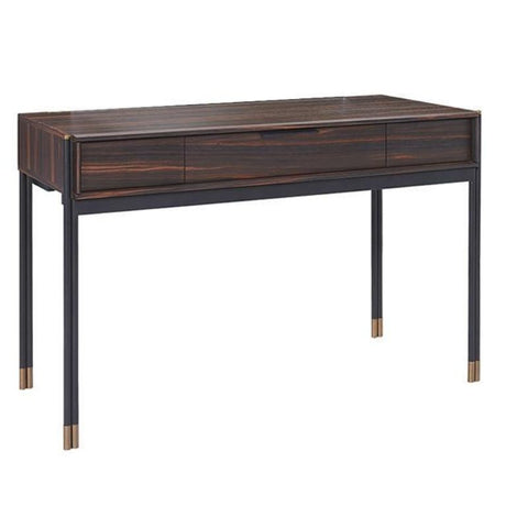 Divine Inspirations Edward Ebony Office Desk / Dressing Table - Joshua Interiors Home Furniture and Accessories