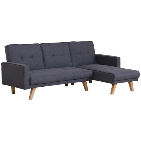 Kitson Grey Corner Sofa Bed / Chaise Sofa - Joshua Interiors Home Furniture and Accessories