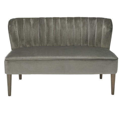 Bella Steel Grey Velvet Sofa / Accent Chair - Joshua Interiors Home Furniture and Accessories