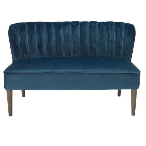 Bella Midnight Blue Velvet Sofa / Accent Chair - Joshua Interiors Home Furniture and Accessories