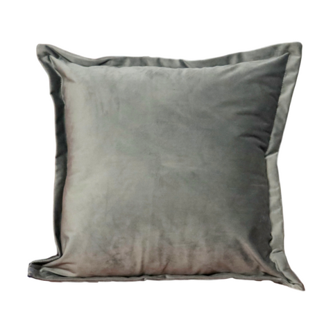 Native H&L Grey Velvet Cushion Cover - Joshua Interiors Home Furniture and Accessories