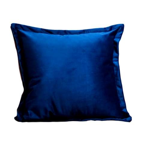 Native H&L Blue Velvet Cushion Cover - Joshua Interiors Home Furniture and Accessories